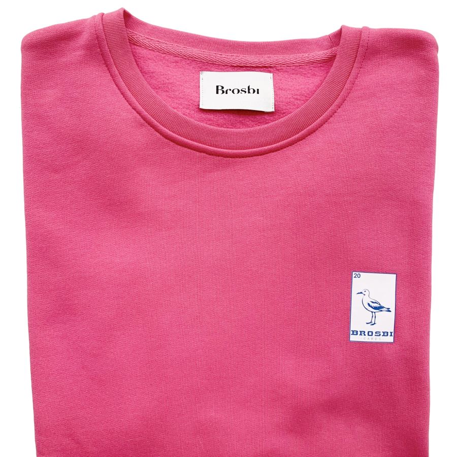 Crew Sweat - The Gull (Card 20) - pink