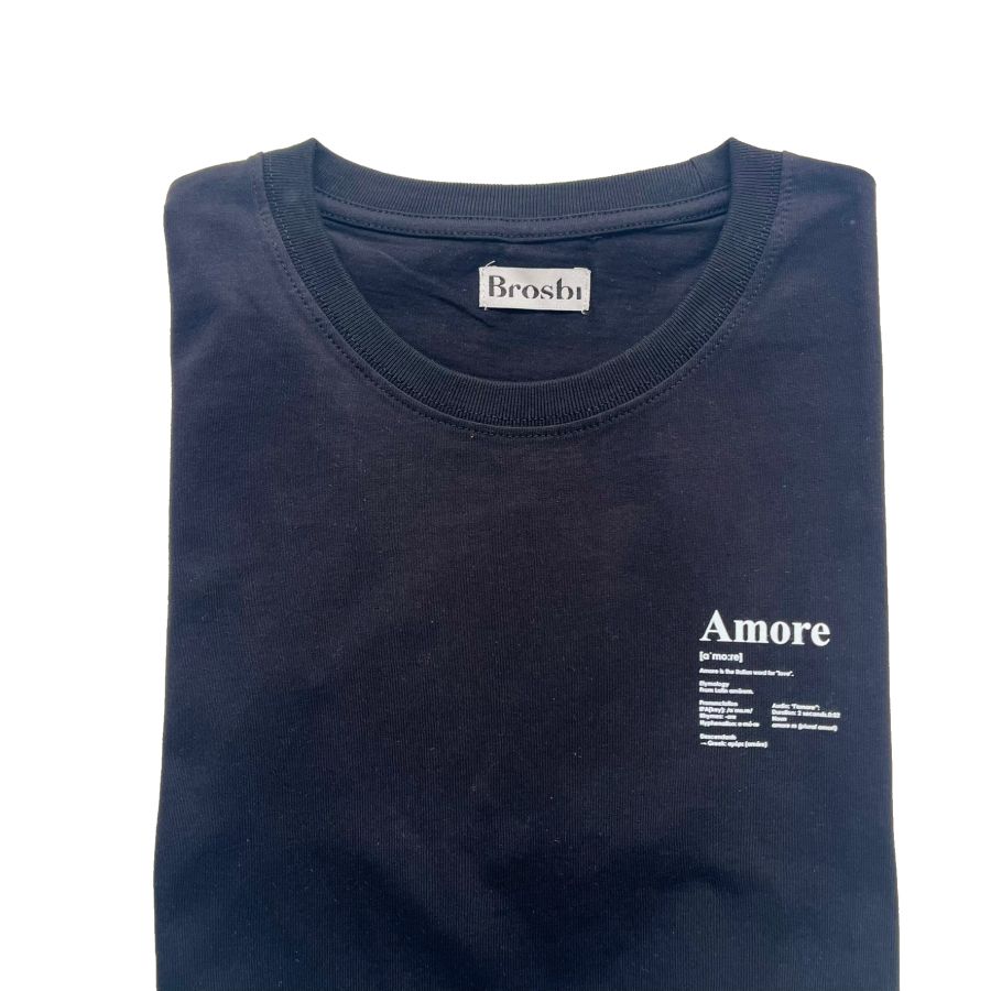 Slim Fit Tee - Amore - black