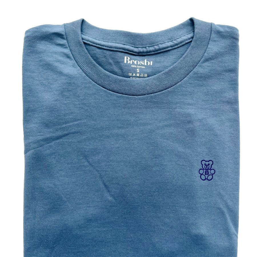 Regular Tee - B Bear - denim blue