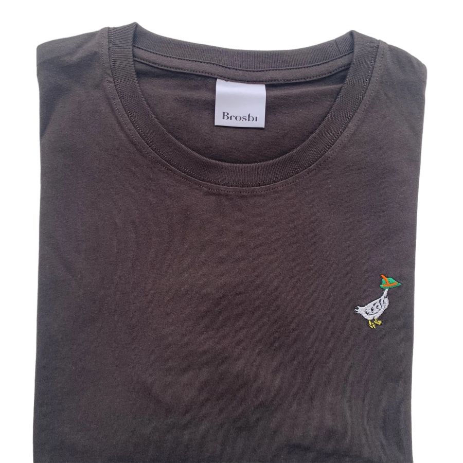 Regular Tee - Goose - dark brown