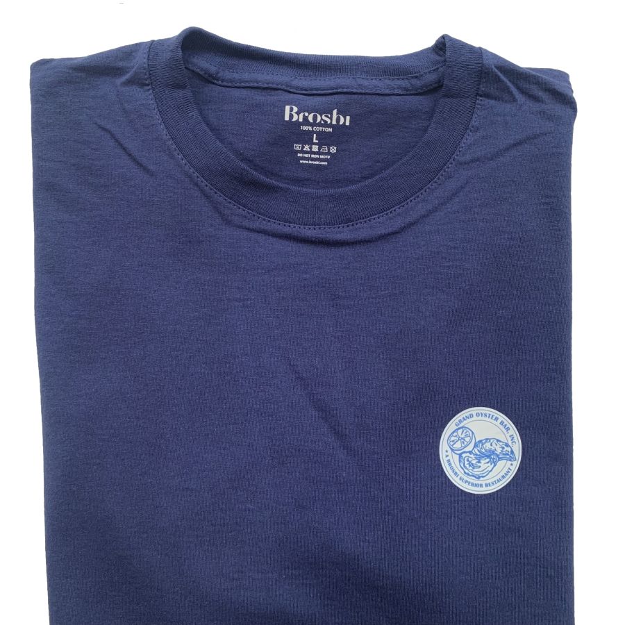 Regular Tee - Grand Oyster Bar - navy