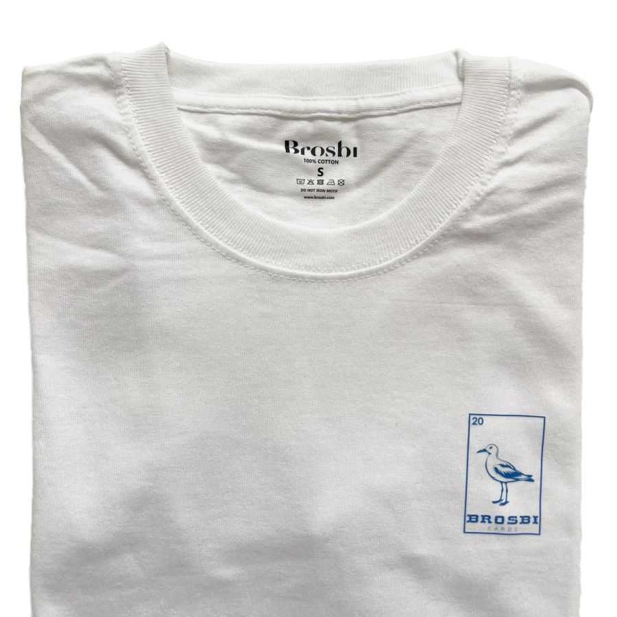 Regular Tee - The Gull (Card 20) - white