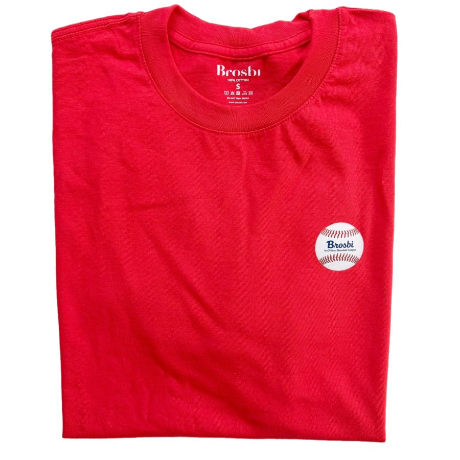 Regular Tee - Baseball - red