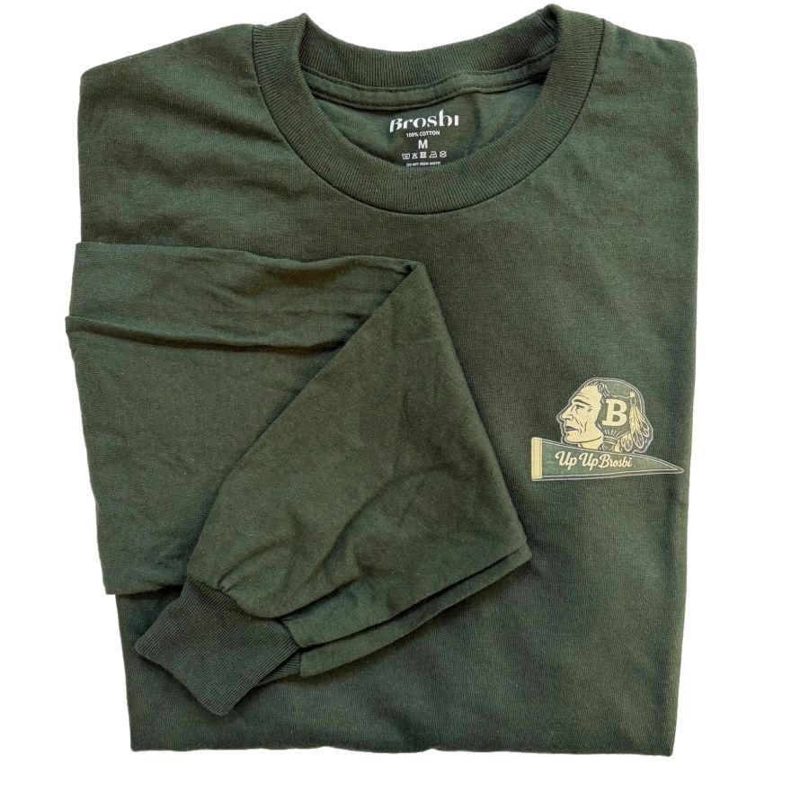 Classic Longsleeve - Up up Brosbi - dark green