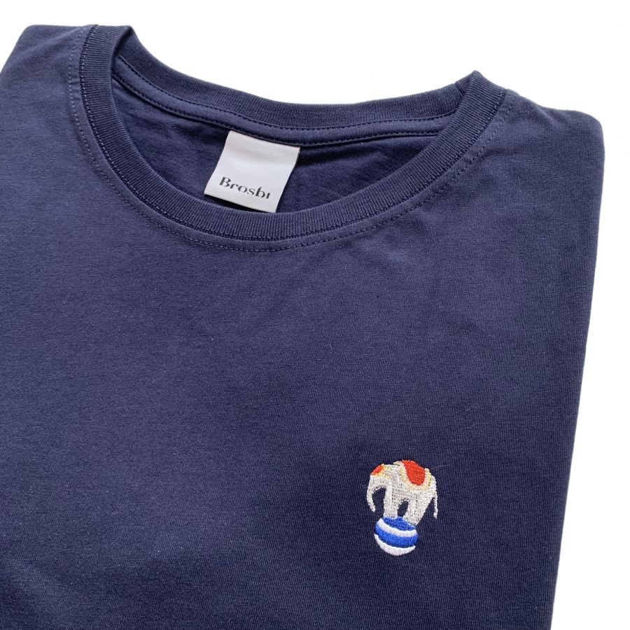 Classic Slim Fit Tee - Circus Elephant - navy