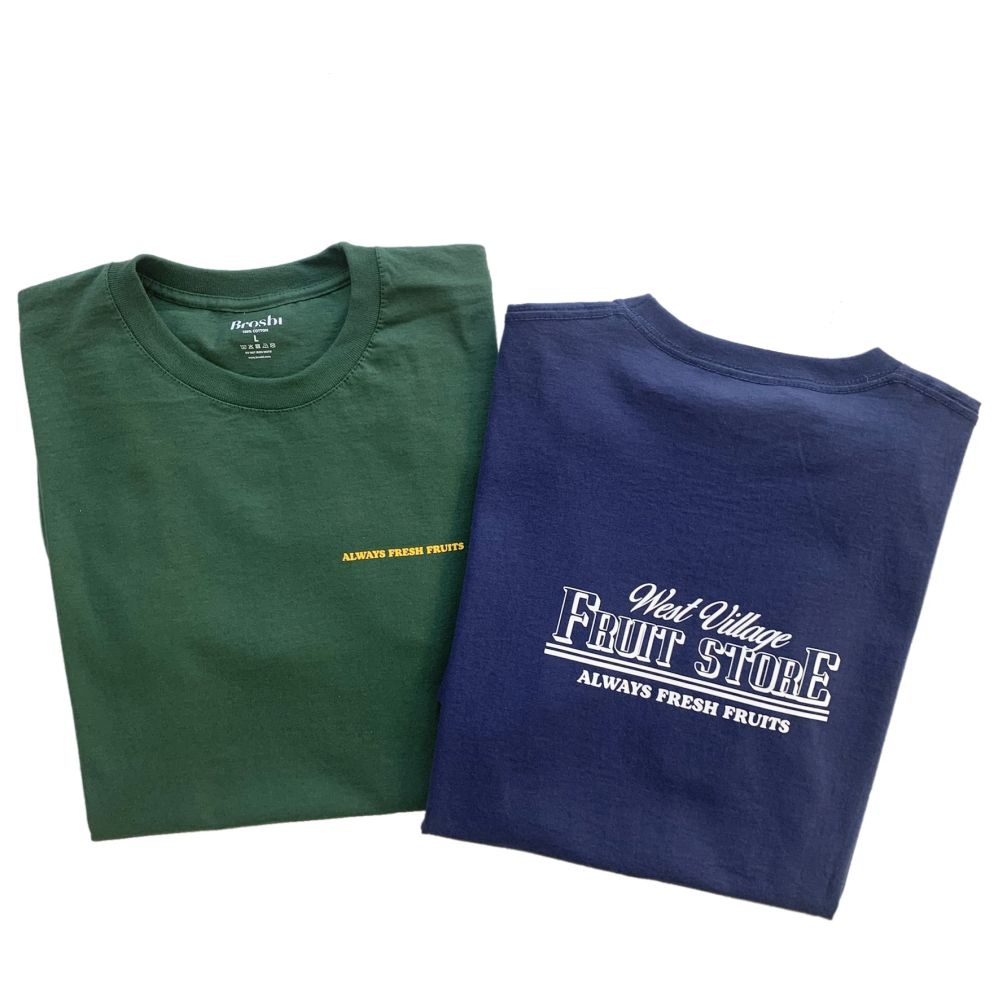 Regular Fit Tee - Fruit Store - light navy