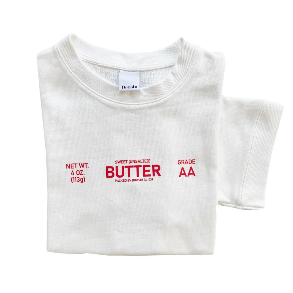 Half Sleeve Sweat - Sweet Butter