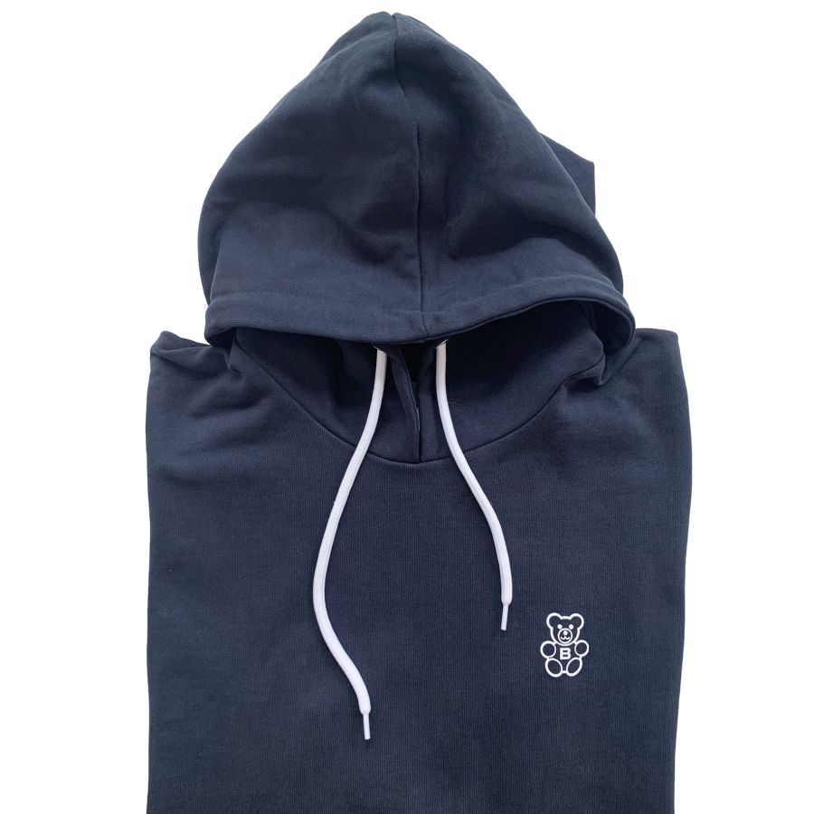 Classic Hoodie - B Bear - navy