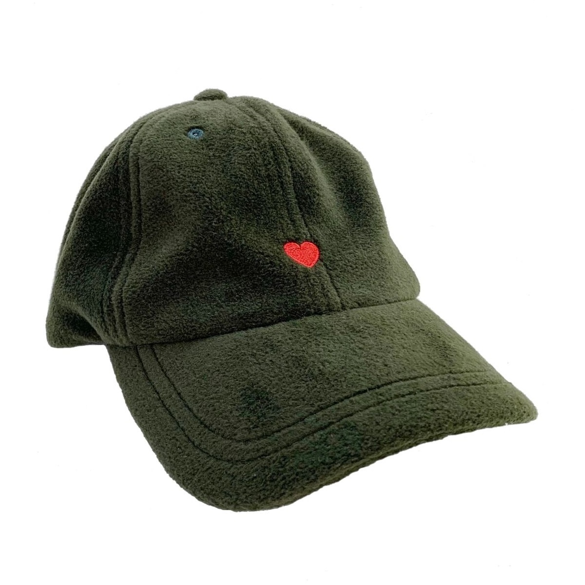 The Polar Cap - Icon Heart - olive green