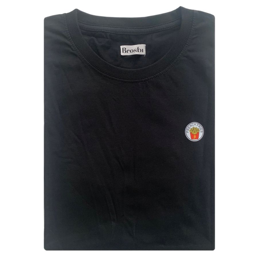 Classic Slim Fit Tee - French Fries - black