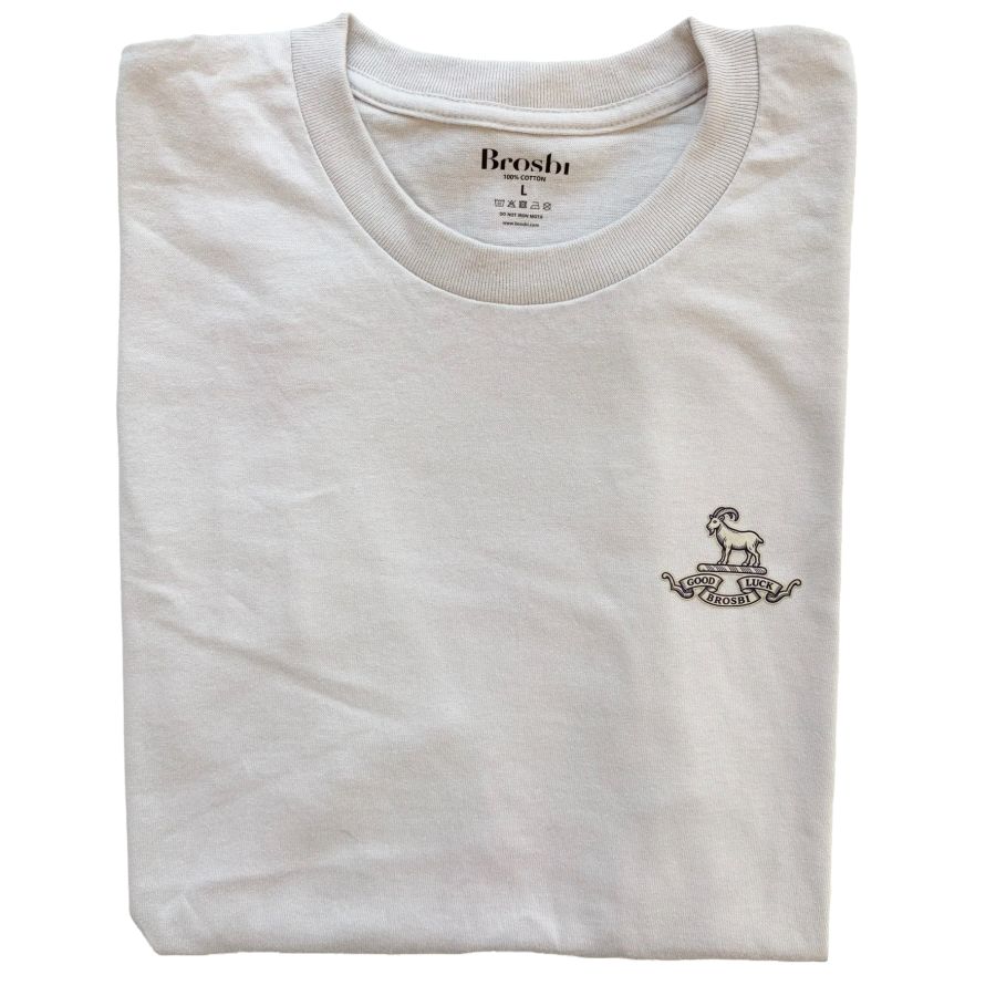 Regular Tee - Good Luck - solid lightgrey