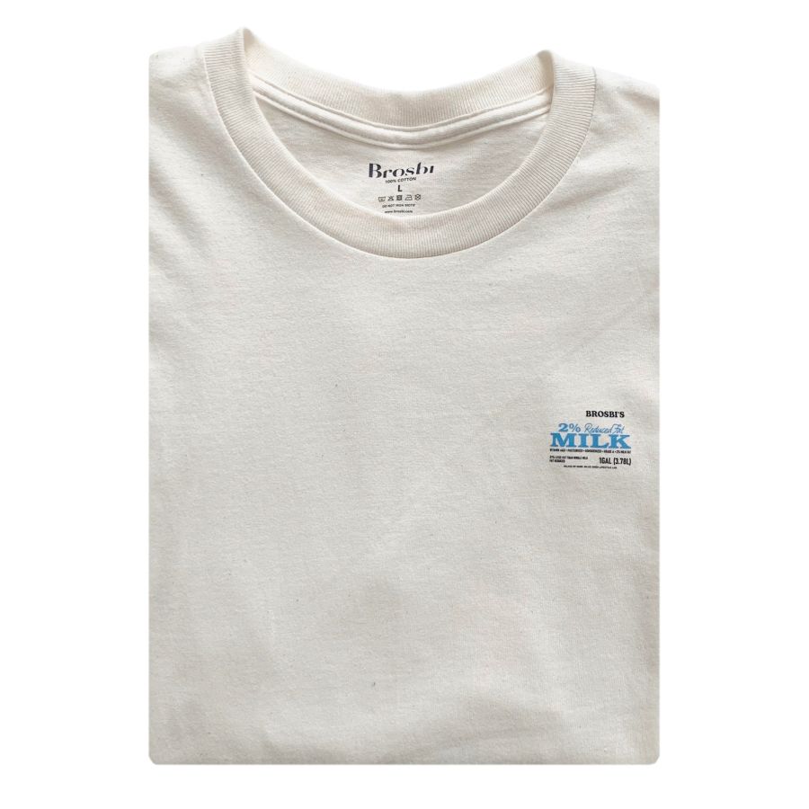 Regular Fit Tee - Milk - nature