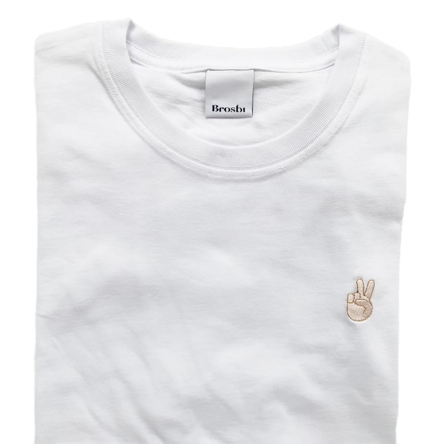 Regular Tee - Peace - white