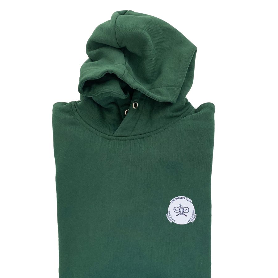 The Racquet Club Hoodie - forest green