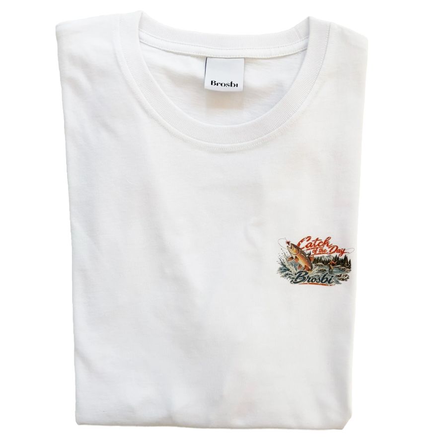 Regular Tee - Catch of the Day - white