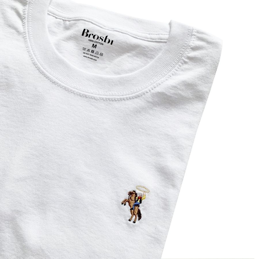 Regular Fit Tee - Rodeo - white