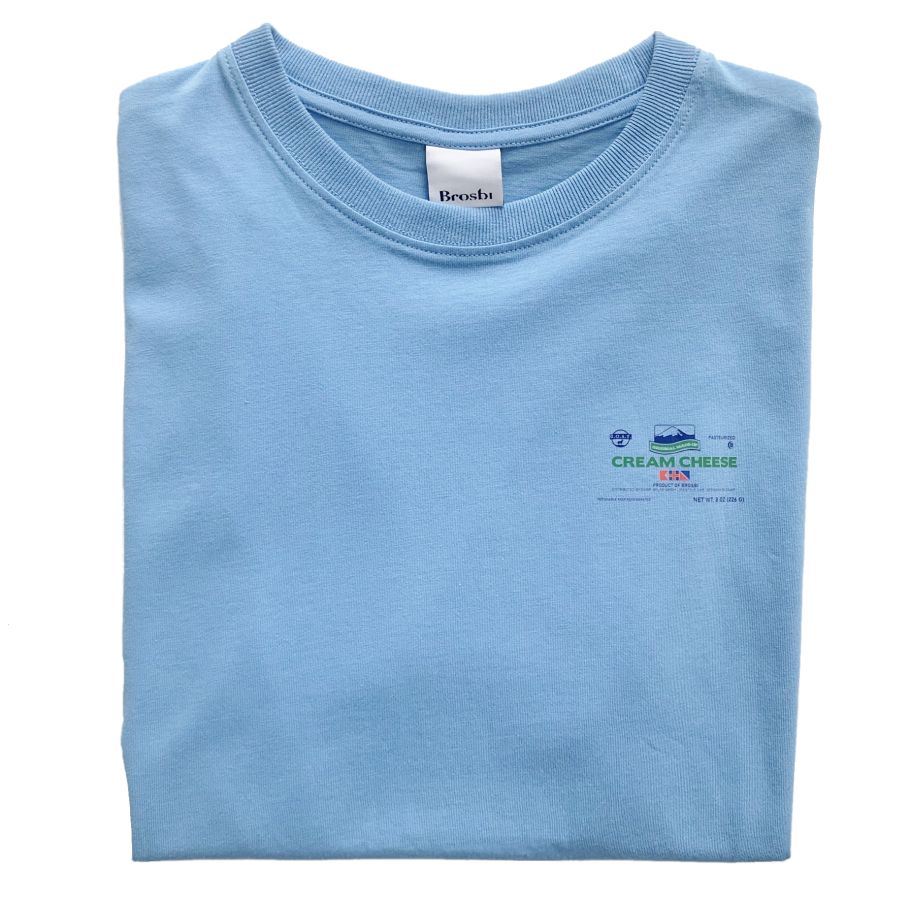 Regular Fit Tee - Cream Cheese - blue