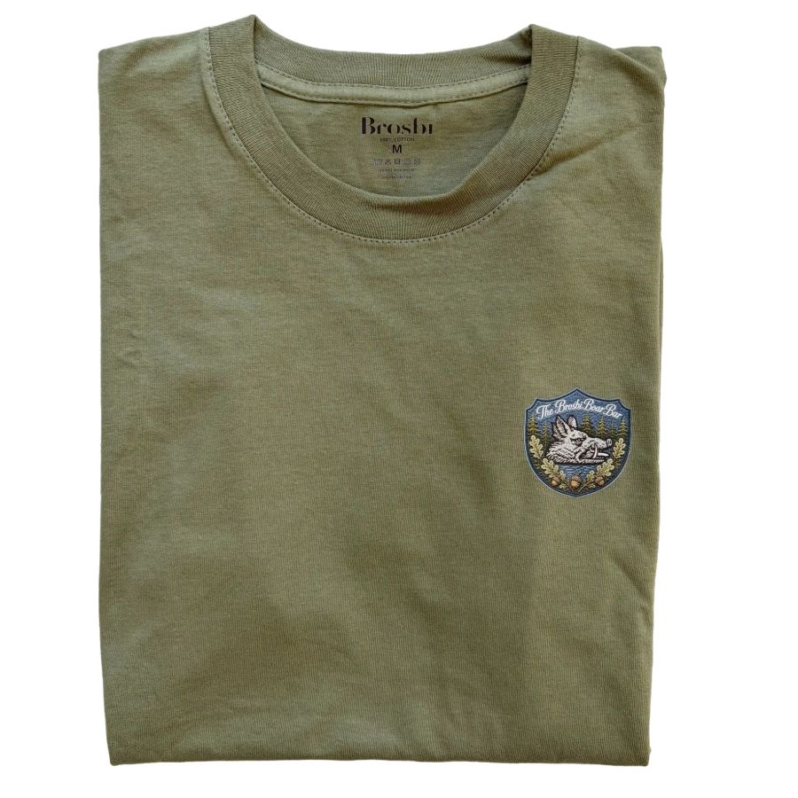 Regular Tee - Boar Bar - olive