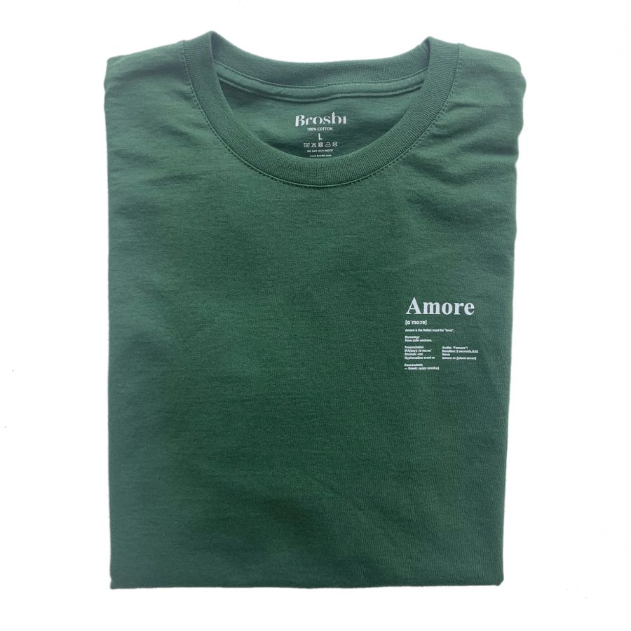 Regular Fit Tee - Amore - dark green