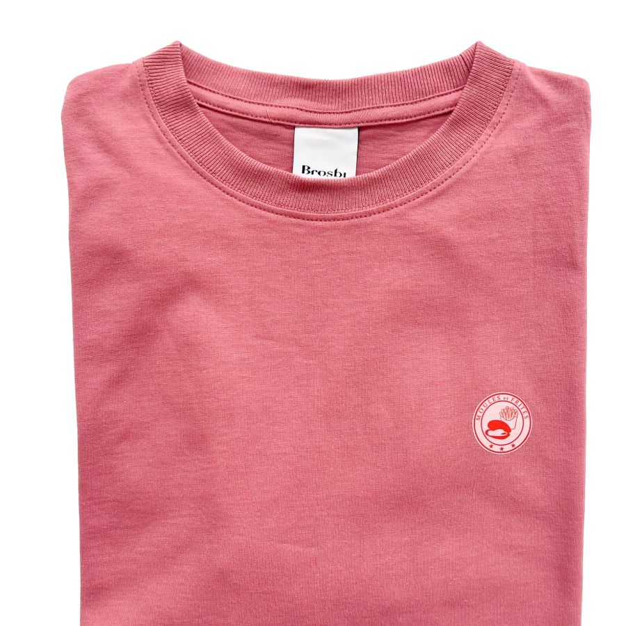 Regular Tee - Moules et Frites - rose
