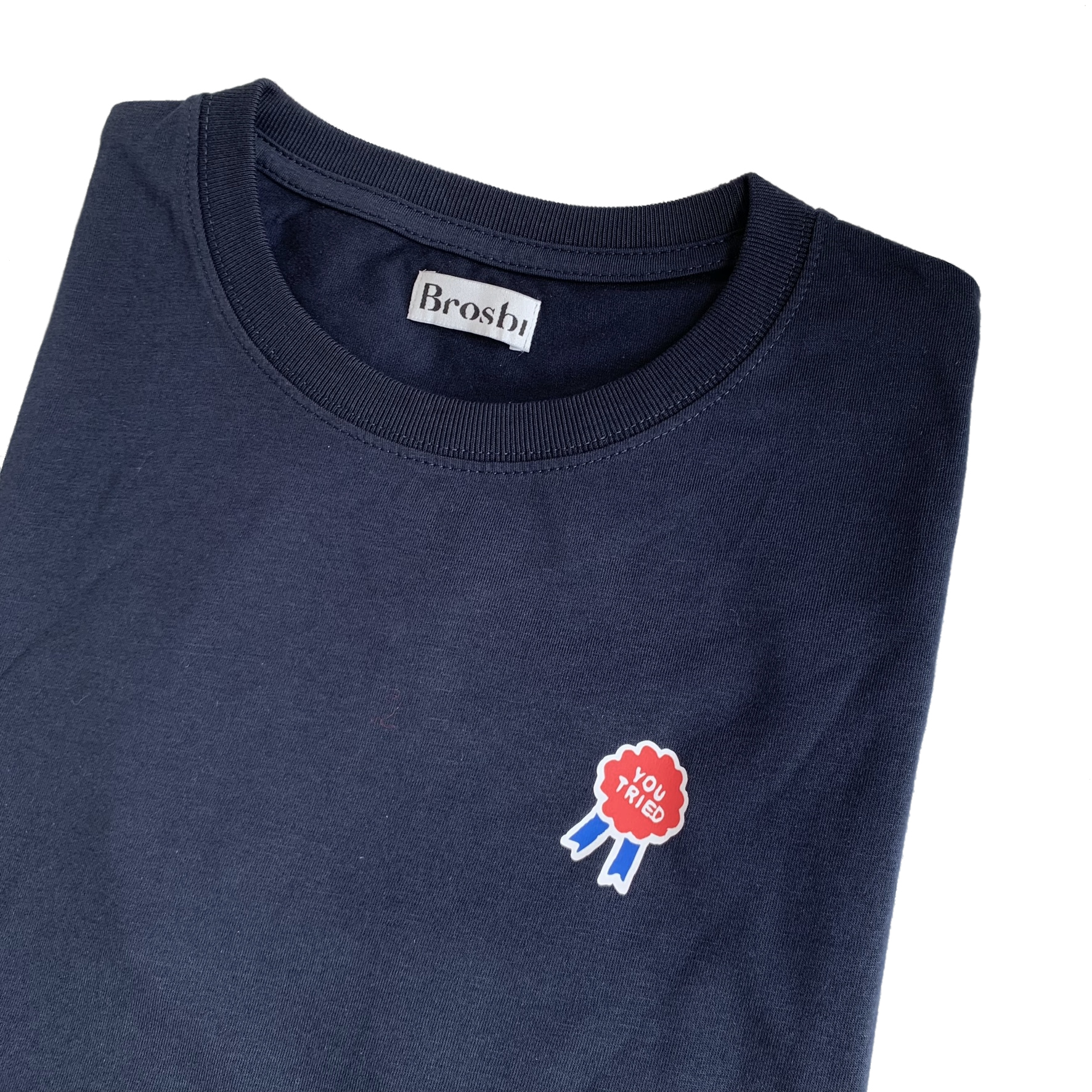 Classic Slim Fit Tee - You Tried - navy