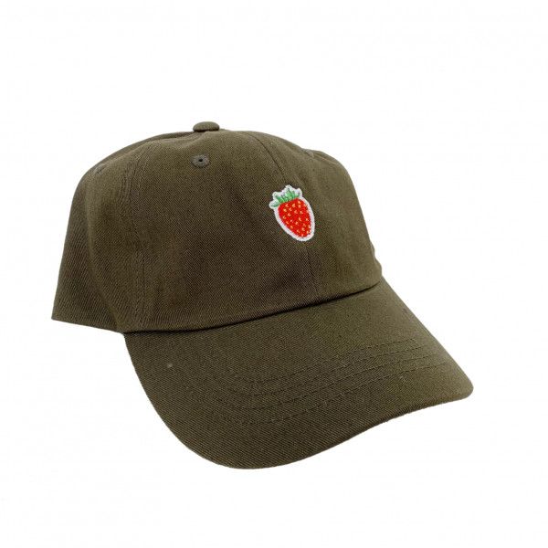 The Strawberry Cap - olive
