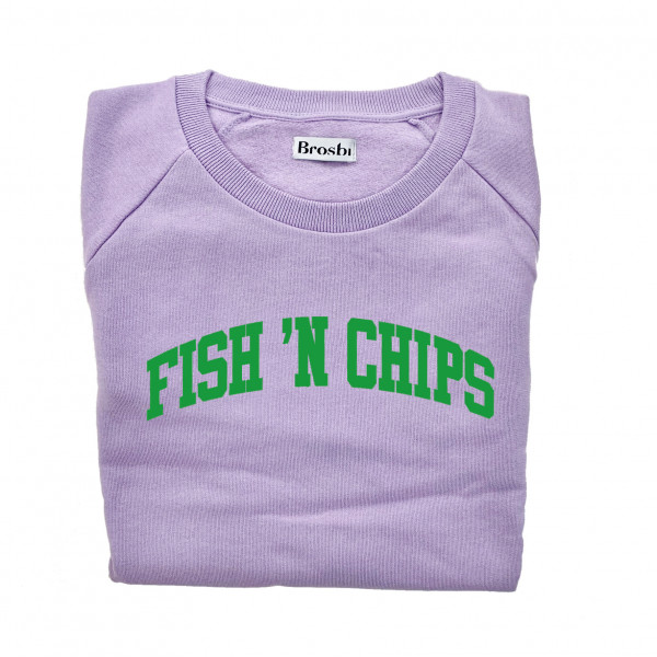The Fish 'N Chips Sweat - lavender
