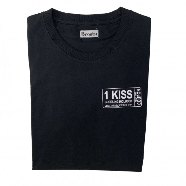 Classic Slim Fit Tee - One Kiss Coupon - black