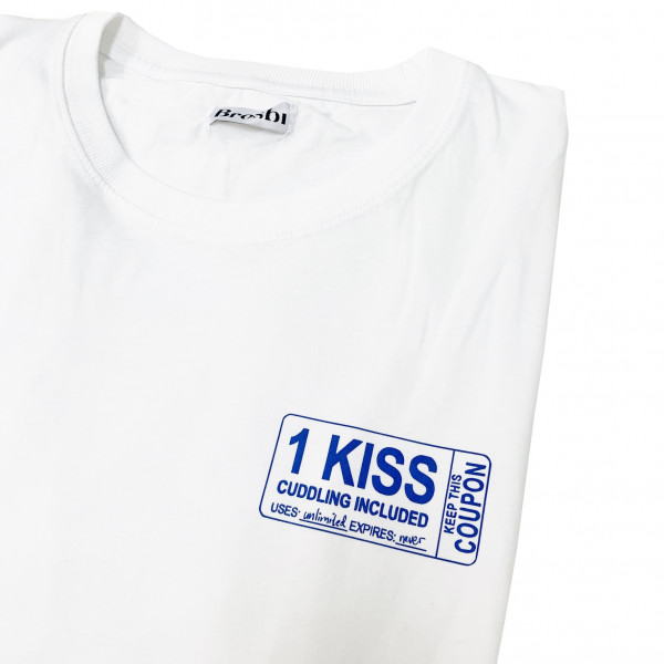 Classic Slim Fit Tee - One Kiss Coupon - white